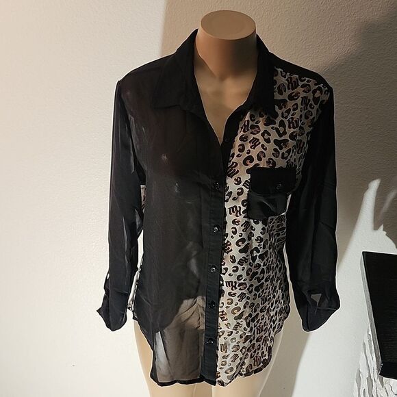 ROCAWEAR CLASSIC LONG SLEEVE TWO TONE CALLOR SHIRT - Picture 11 of 15